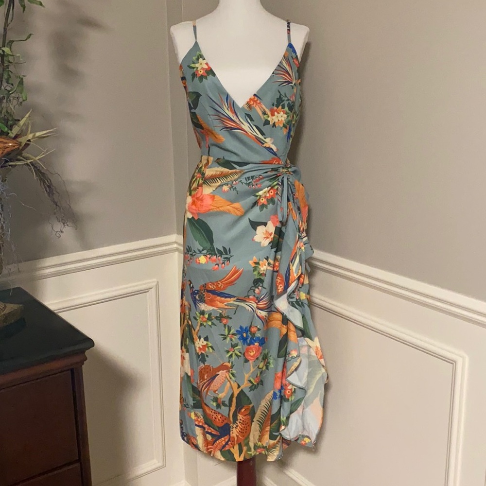 Tropical Pattern Dress